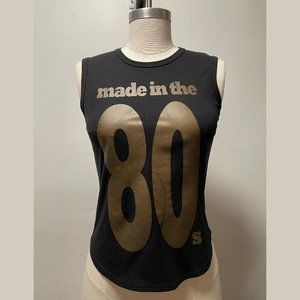 Vintage Topshop Muscle Tee – Black UK Size 12